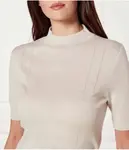 Шерстяной свитер Slim fit Marc Cain, бежевый - фото 4