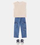 Грузовые джинсы Il Gufo, Dark Heavenly - фото 2