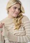 Джемпер Kaffe Curve STRIPED , Feather Grey Mel Chalk Stripe/Multi-Coloured - фото 4