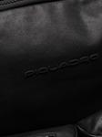 PIQUADRO рюкзак с тисненым логотипом, черный - фото 4