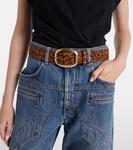 Даро пояс из замши с леопардовым принтом Isabel Marant, Leopard - фото 2