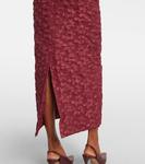 Платье миди Lori из жаккарда Rotate, Zinfandel - фото 5