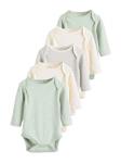 Комбинезон/боди Next, бежевый/пастельно-зеленый - фото
