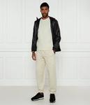 Лонгслив мужской Ea7 с объемным логотипом, бежевый - фото 2