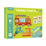 Магнитная игра 2 в 1 - Транспорт, Миддер Midder - фото