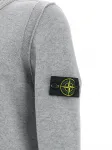 Свитер с логотипом Stone Island, серый - фото 3