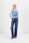 Блуза ONLY ONLNOVA KNOT SINGLET , Light Blue Denim/Light-Blue Denim - фото 2