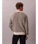 Шерстяной свитер regular fit Calvin Klein, бежевый - фото 3