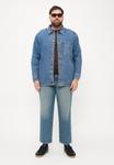 Куртка Jack & Jones JORJAMES OVERSHIRT, Medium Blue Denim/Blue Denim - фото 2