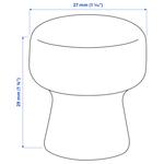 Ручка IKEA, 27 мм, серый - фото 3