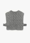 Топ Koton CROP, Anthracite/Grey - фото 2