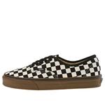Кроссовки authentic 'checkerboard - black gum' Vans, черный - фото
