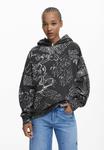 Худи Desigual MICKEY LETTERING, Black - фото