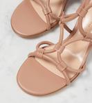 Кожаные сандалии cage 60 Gianvito Rossi, Praline - фото 5