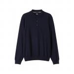 Босс лонгслив поло джемпер HUGO BOSS, темно-синий - фото