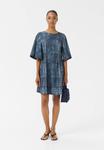 Платье Gestuz Day dress, Dark Denim Structure/Blue Denim - фото 2