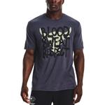 Футболка мужская темно-синяя Under Armour, синий - фото 4