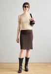 Юбка-карандаш SKIRT MYRA Lindex, темно-коричневый - фото 2