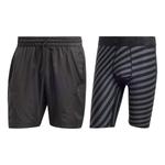 Шорты аэрореди два в одном профессиональные шорты Adidas, черный - фото