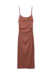 Платье PULL&BEAR MIDI, Light Brown - фото 5