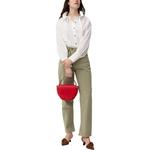 GANNI Женская рубашка ярко-белые - фото 4