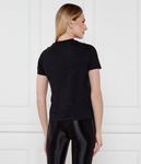 Футболка женская Versace Jeans Couture с блестящим логотипом, черный - фото 3