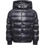 Пуховик Manaem с капюшоном для детей 3-7 лет Moncler, синий - фото