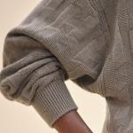 Трикотаж женский серый Hermes - фото 3