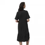 Платье Redgreen Darlene short sleeve midi, черный - фото 2