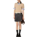 Cashmere Polo Top MIU MIU, белый - фото 4