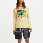 Футболка мужская Levi's желтая - фото 3