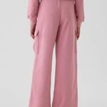 Широкие брюки-карго Gap, розовый - фото 3