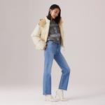 Levis Женская белая пуховая куртка - фото 4