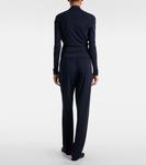 Фини топ из драпированного джерси Tove, темно-синий - фото 3