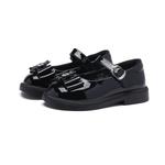 Детские кожаные туфли Kids Satchi, черный - фото 6