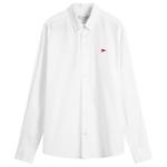 Рубашка Оксфорд с флагом Foret, белый - фото