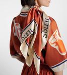 Шёлковый платок Soleil D'Amour Alémais, Rust - фото 3