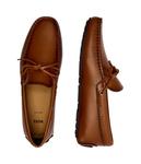 Кожаные мокасины noel_mocc_ltlc Boss, коричневый - фото 4