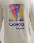 Худи Lee LEE x CRAYOLA HOODY UNISEX, Ecru/White - фото 9