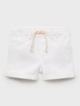 Детские шорты кенгуру с завязками denim Mango, White - фото 2