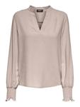 Блузка ONLY Blouse ONLMette, бежевый - фото