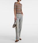 Свитер-поло из хлопковой смеси Prada, Camello - фото 2