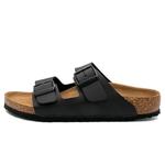 Аризона тапочки Birkenstock, черный - фото