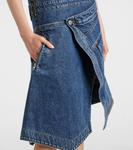 Джинсовое платье-халат JW Anderson, Mid Blue - фото 5