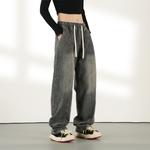 Джинсы Unisex TALKING TOM, Голубые (Стиль Пэчворк) - фото 9