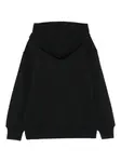 Топ с капюшоном и логотипом MSGM Kids, черный - фото 2