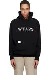 Хлопковый худи Academy Wtaps, черный - фото