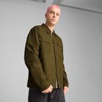 Мужская рипстоп-рубашка Mmq Puma, зеленый - фото