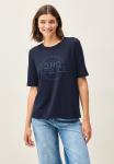 Футболка с принтом CECIL, темно-синий - фото