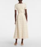 Платье миди из макраме Elie Saab, белый - фото 3